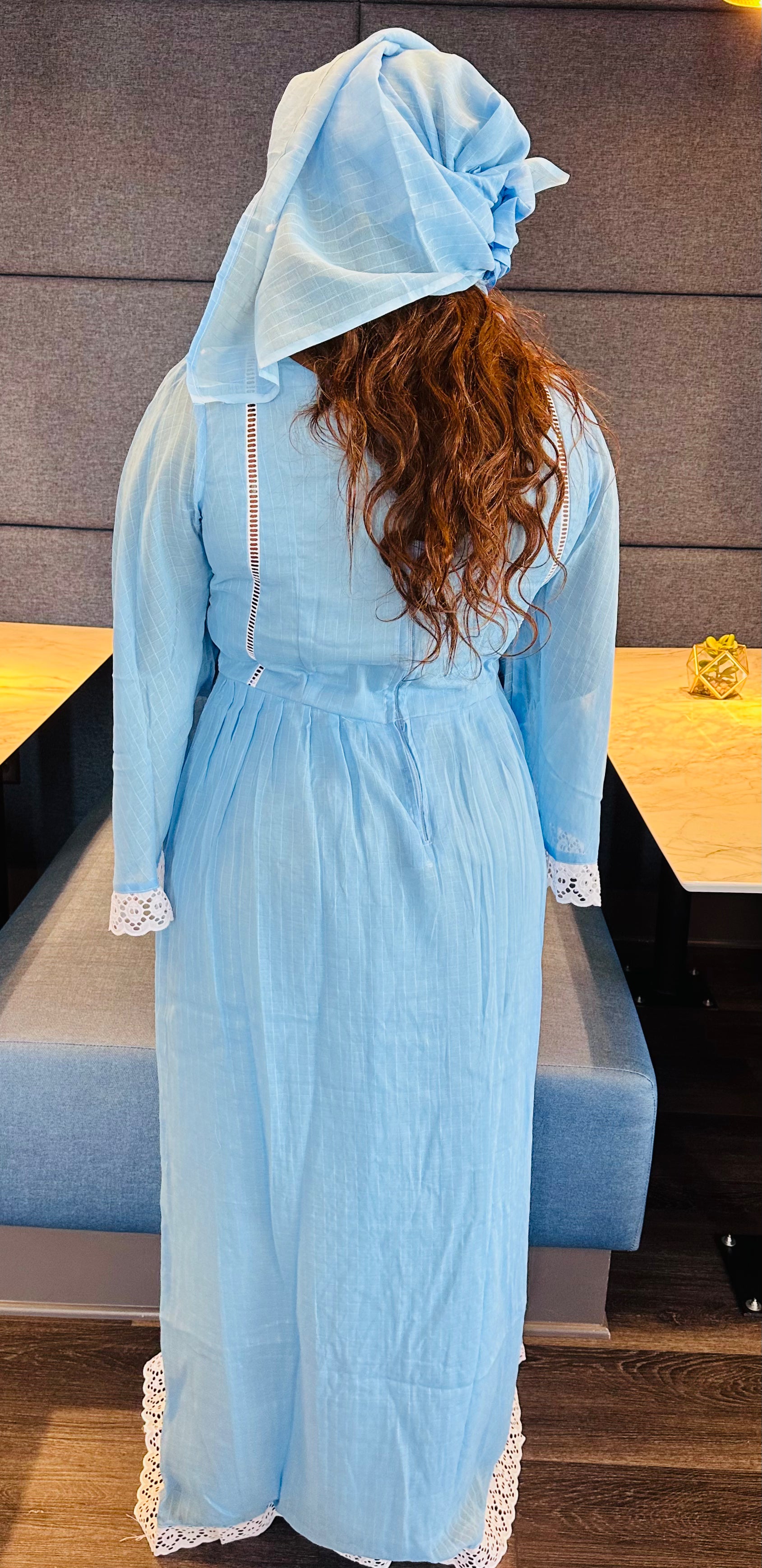 Amyah Summer Dress (Sky Blue)
