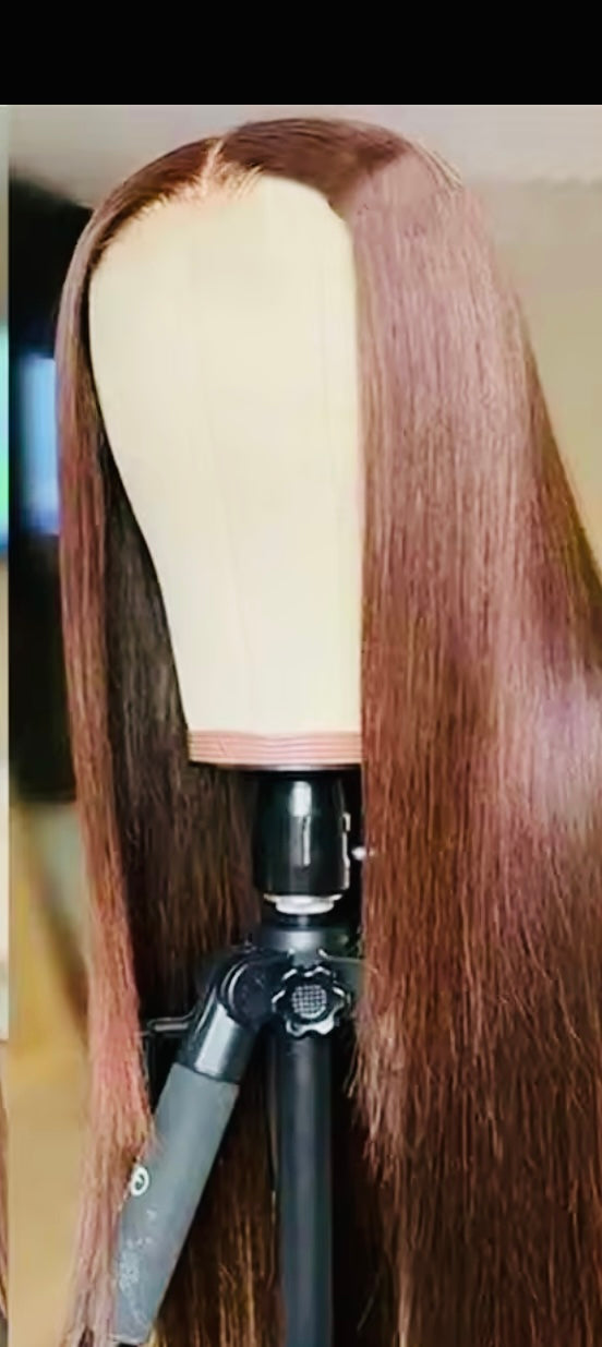 24 Inches Chocolate Brown Straight