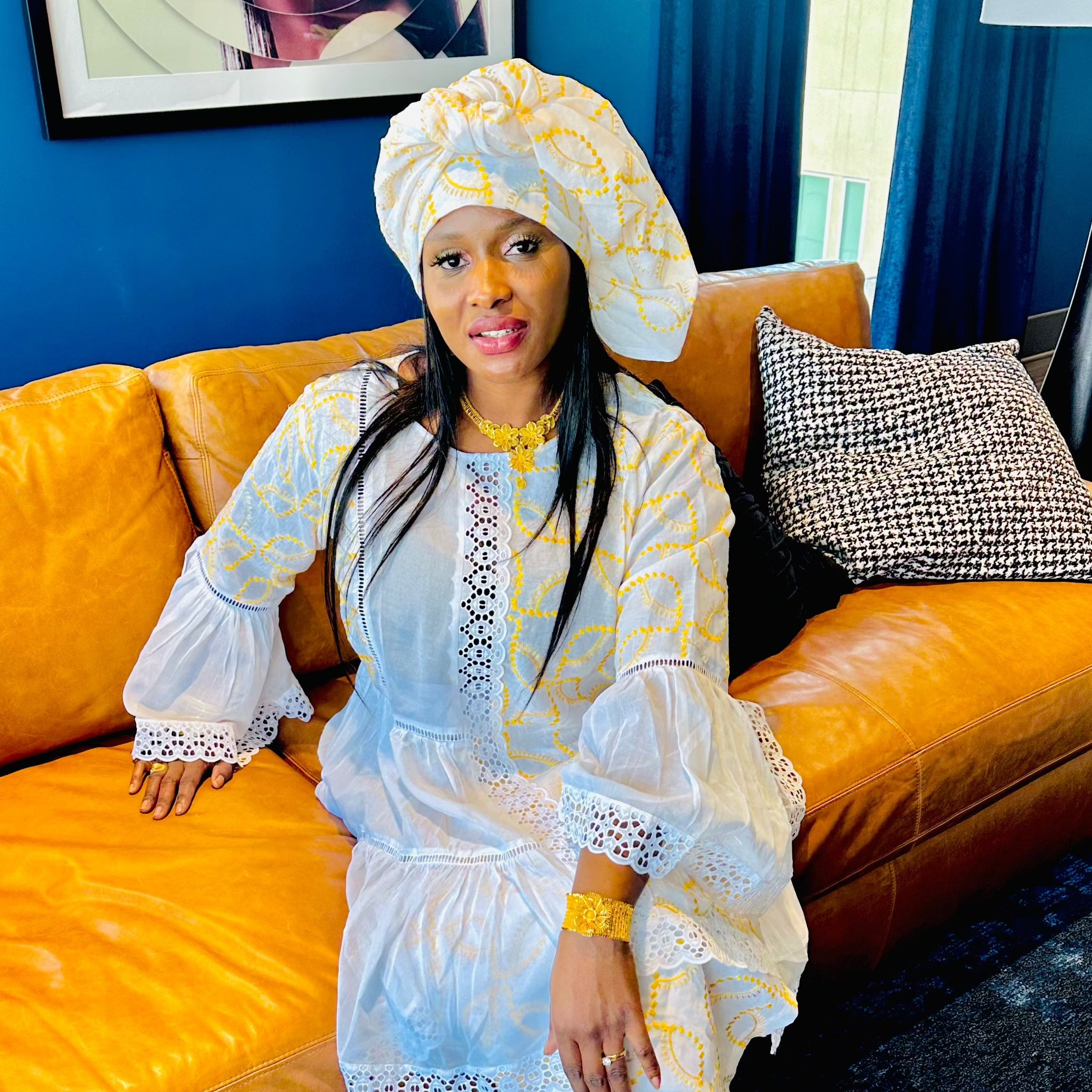 Mariniere Queen (White & Gold)