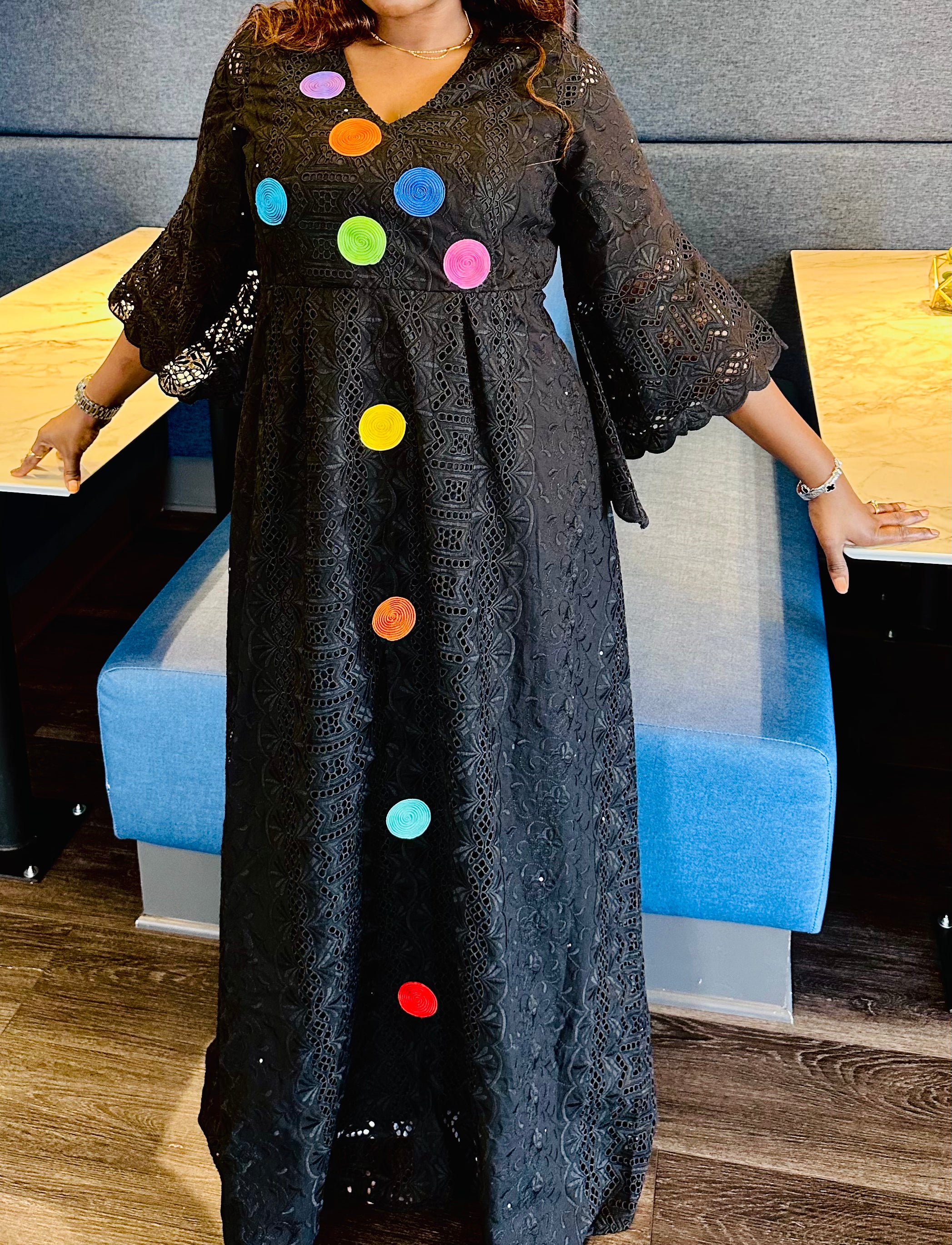 Ndeyah Summer Dress (Black)