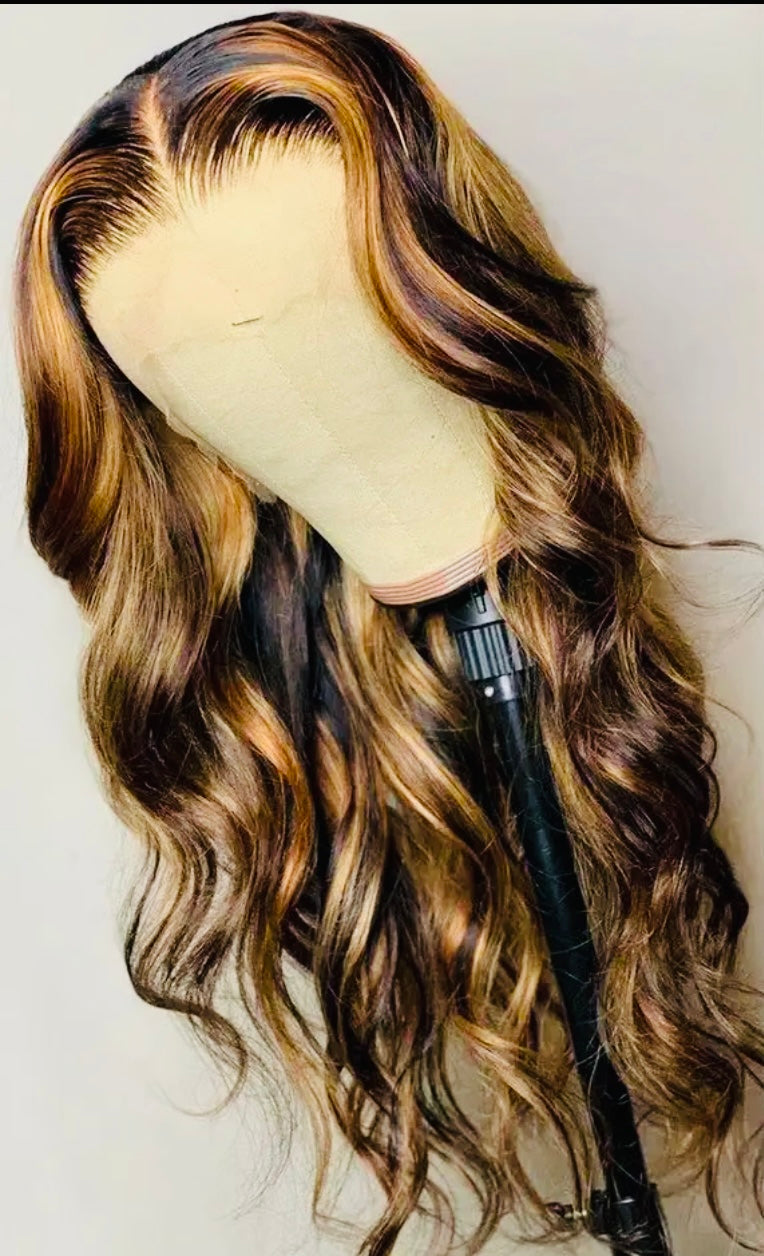 22 Inches Highlight Honey Blond Body Wave - MKDS Collections