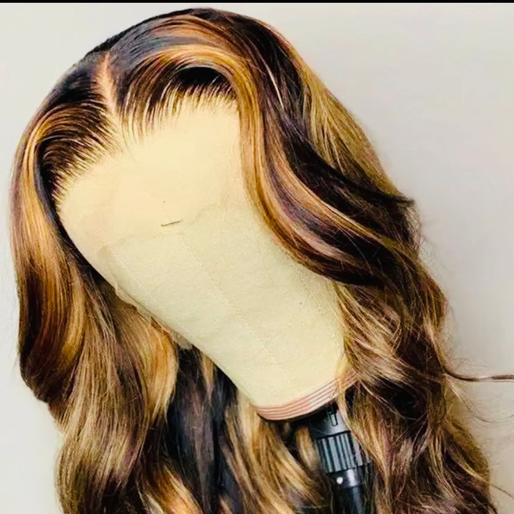 22 Inches Highlight Honey Blond Body Wave